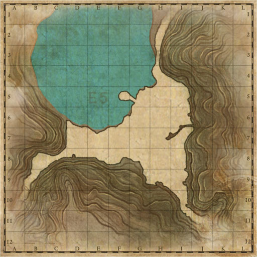 Minimap of El Lago de Tres Hermanas
