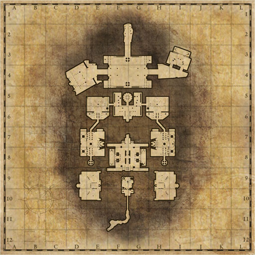 Minimap of Tragedy of the Temple