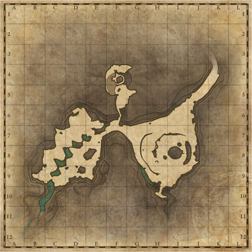 Minimap of Scorching Plateau