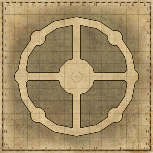 Minimap of Round Stadium (World PVP)