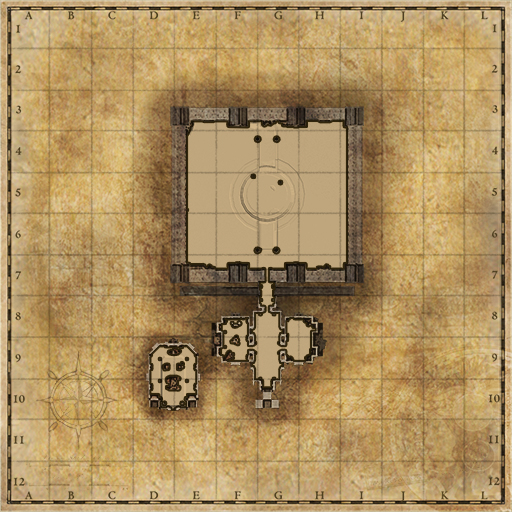 Minimap of Vernier Mansion, 2F