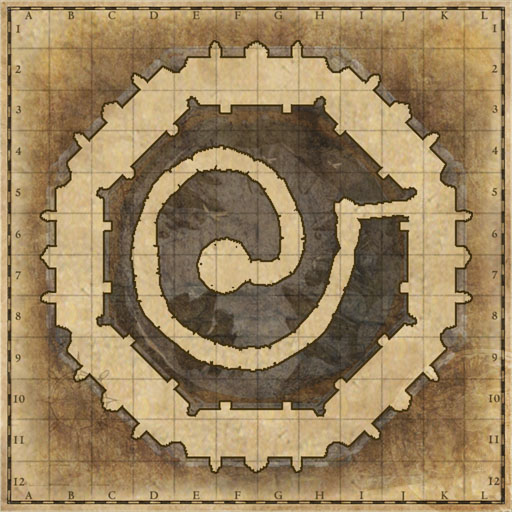 Minimap of Mission : Tower Dungeon of Demonic Ice Wizard