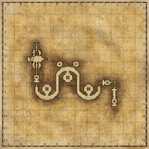 Minimap of Lucifer Castle, Basement Warehouse