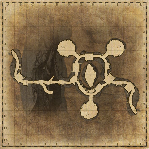 Minimap of Labyrinth of Minotaurs H