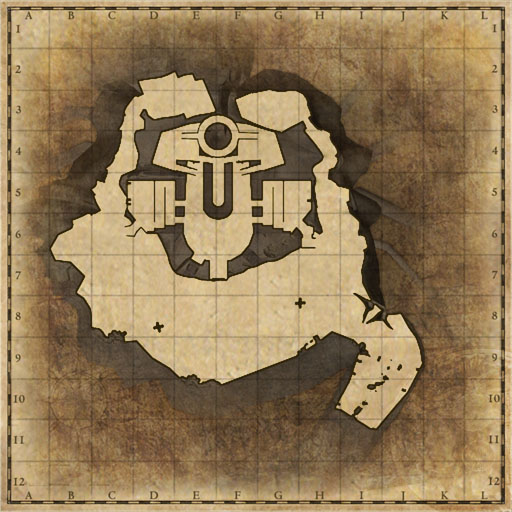 Minimap of Demonic Tubkal Mine Dungeon : Hard