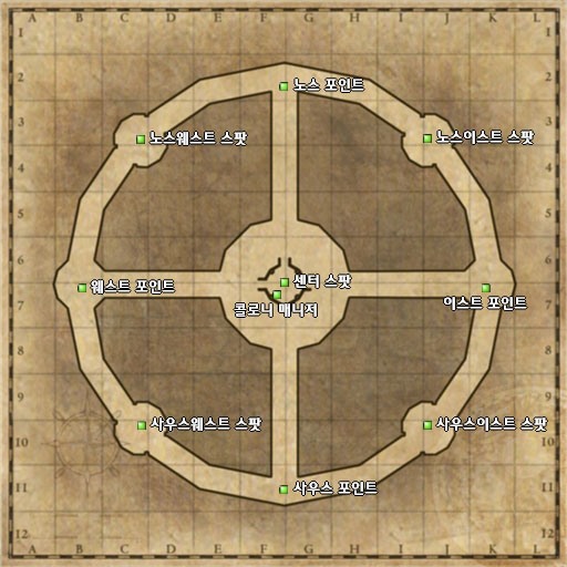 Minimap of PVP TEST ZONE