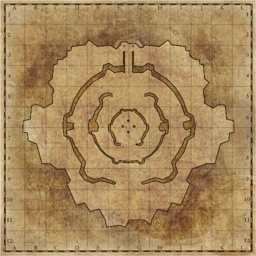 Minimap of Stone Pit Area (Defense)