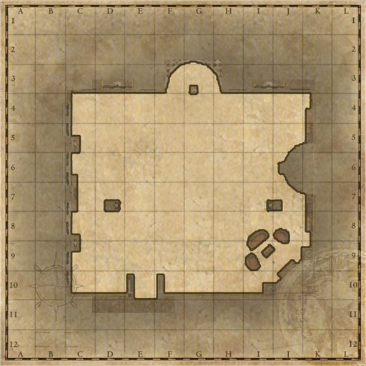 Minimap of Kano's Room