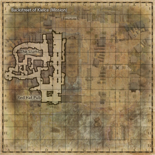 Minimap of Kielce Back Alley: Hard