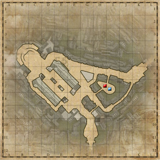 Minimap of Cursed Gun