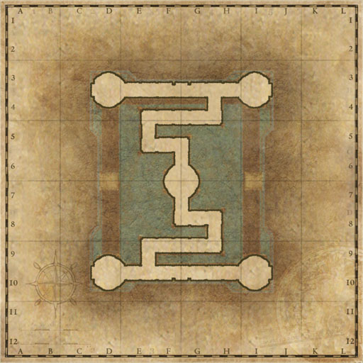 Minimap of BalanceRoom, Nightmare Bladeantelopes : Hard
