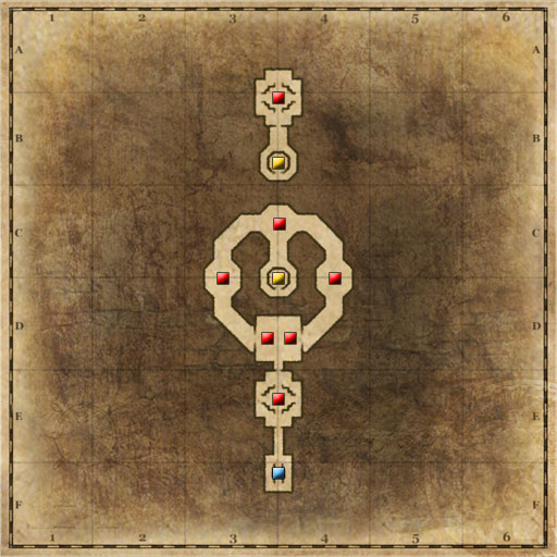 Minimap of Jaquin Prison, Corridor of Assize