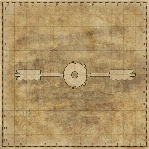 Minimap of Banquet Hall (Monster Occupation War)