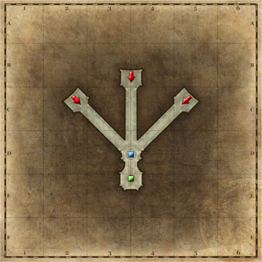 Minimap of Weird Dungeon of Gullfaxi