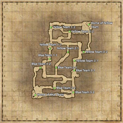 Minimap of Team Arena (Single)